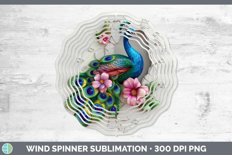 Gorgeous3D Hole in the Wall Wind Spinner design.
