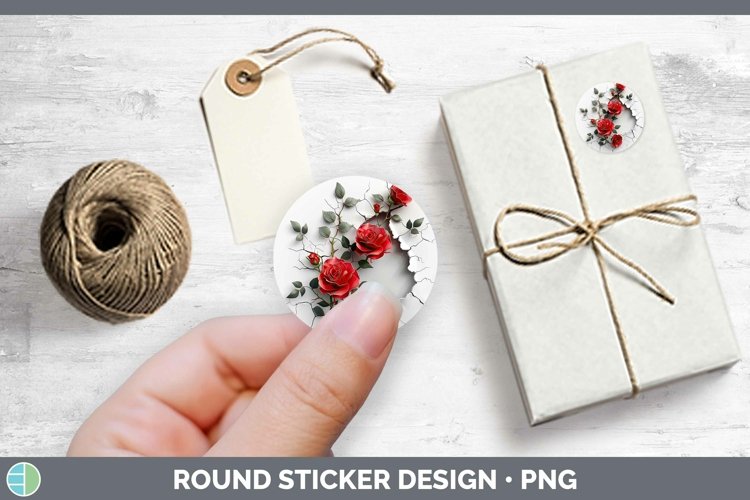 Gorgeous3D Hole in the Wall Stickers design.