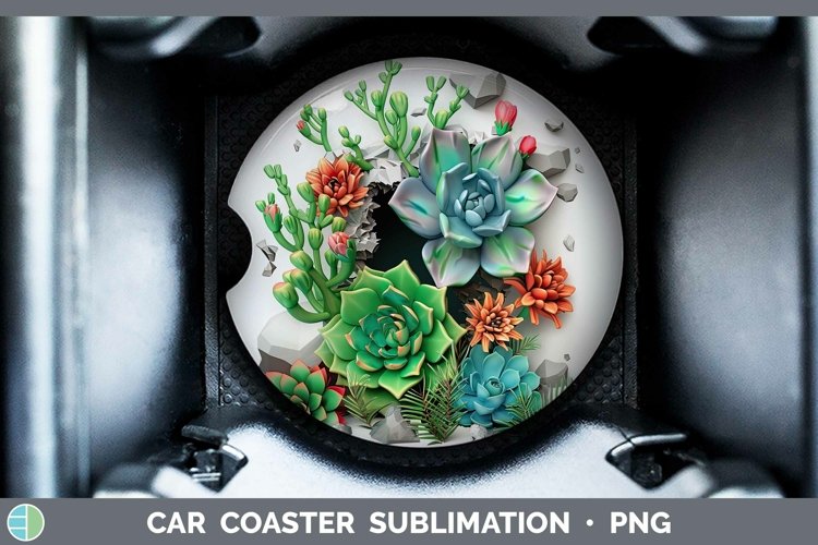 Gorgeous3D Hole in the Wall Car Coaster design.