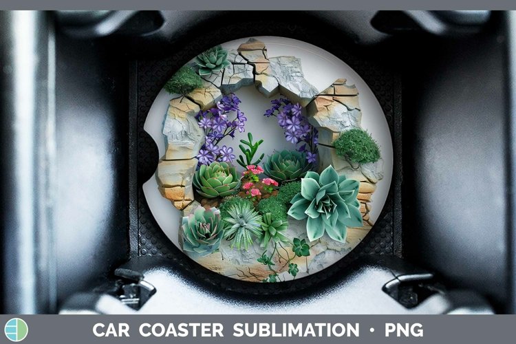 Gorgeous3D Hole in the Wall Car Coaster design.