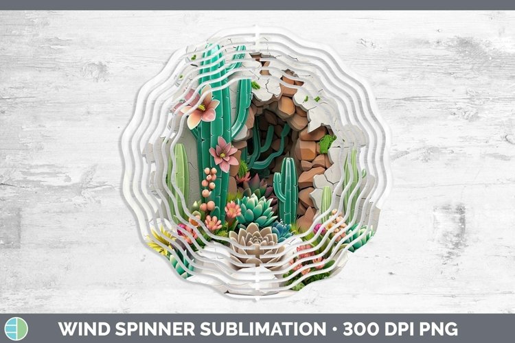 Gorgeous3D Hole in the Wall Wind Spinner design.