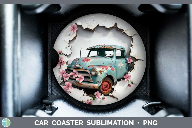 Vintage Truck Clipart Image 2