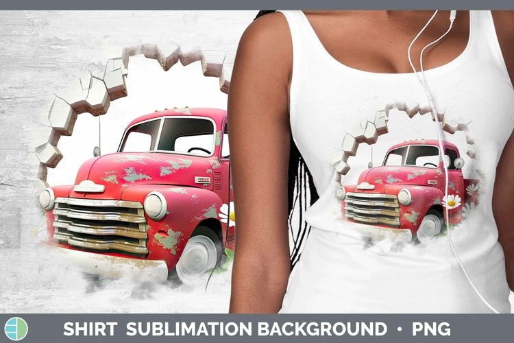 Vintage Truck Clipart Image 24