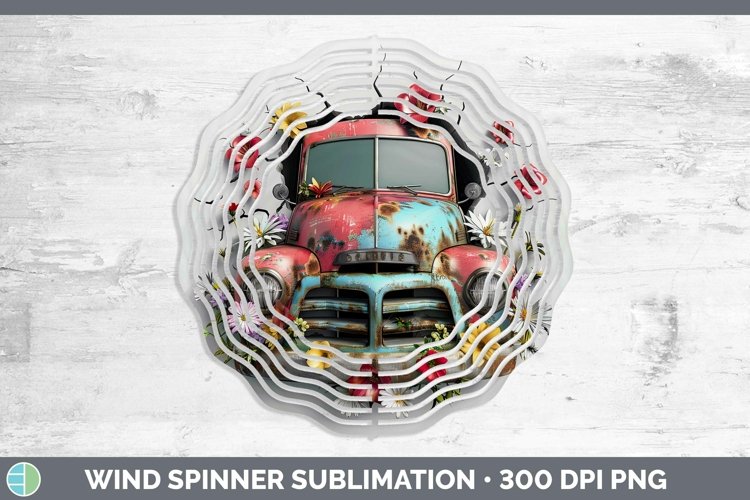 Vintage Truck Clipart Image 12