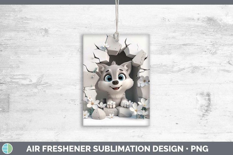 Gorgeous3D Hole in the Wall Air Freshener design.