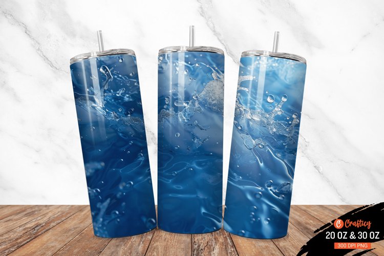 3D Ice Water Tumbler Wrap