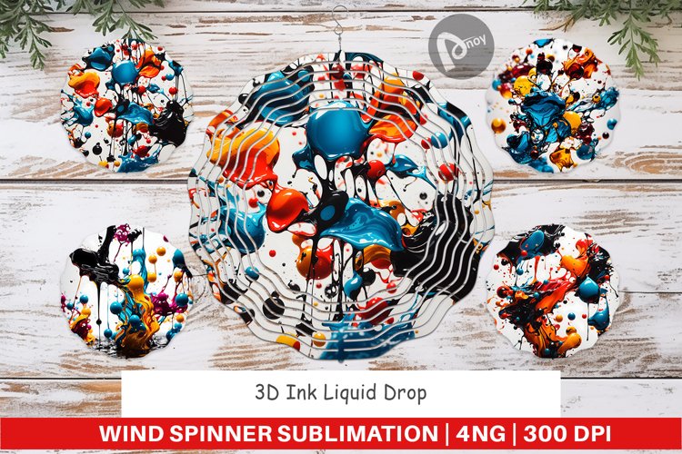 Wind Spinner 3D Ink Liquid