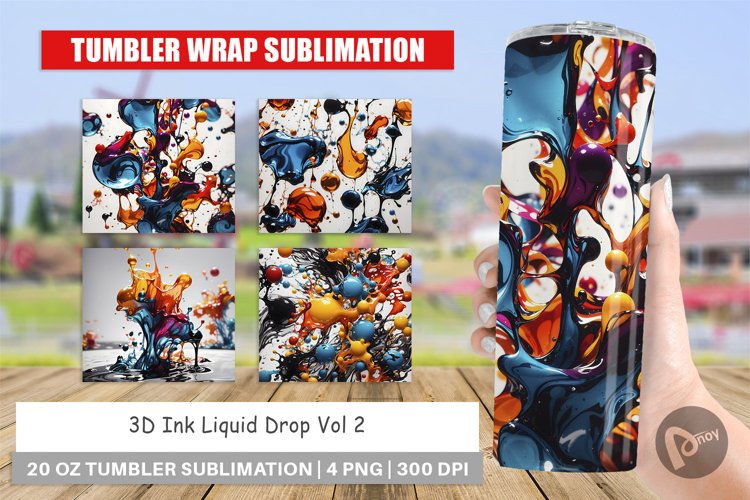 Tumbler Sublimation 3D Ink Liquid