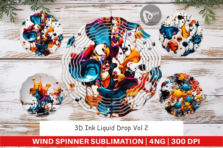 Wind Spinner 3D Ink Liquid