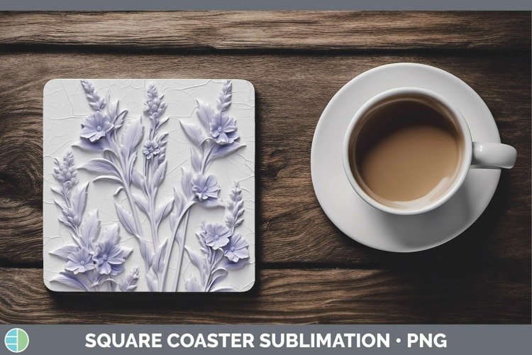 Gorgeous3D Square Coaster design.