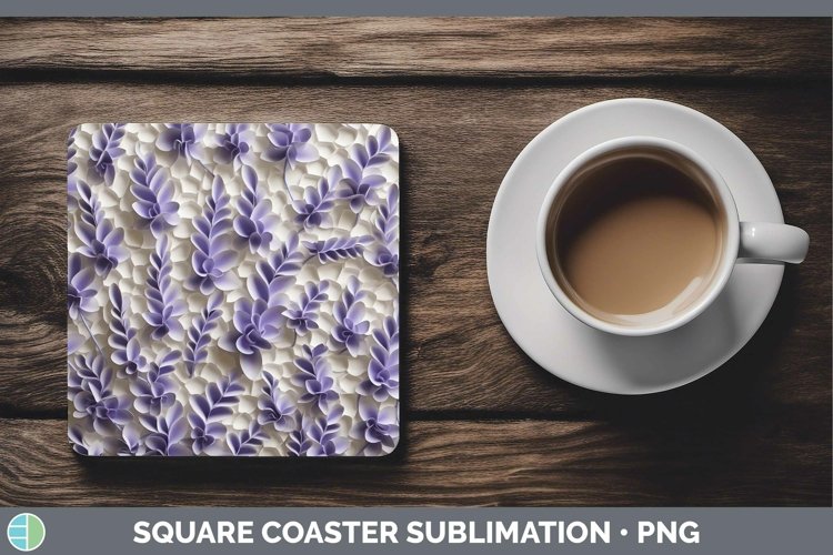 Gorgeous3D Square Coaster design.