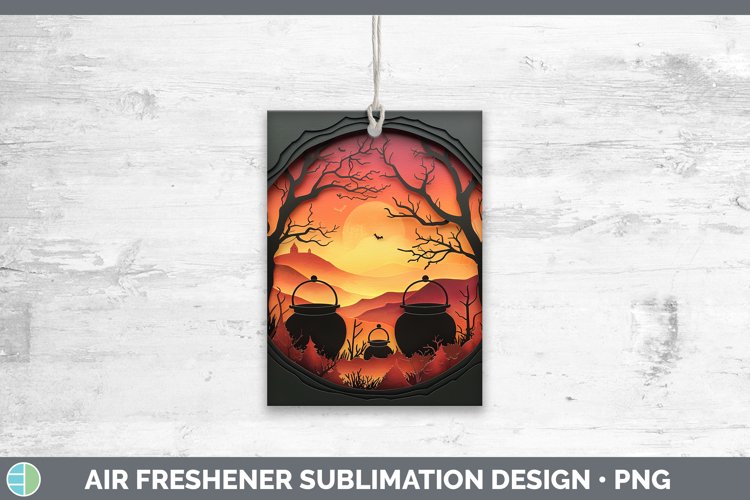 Gorgeous3D Layered Halloween Air Freshener design.