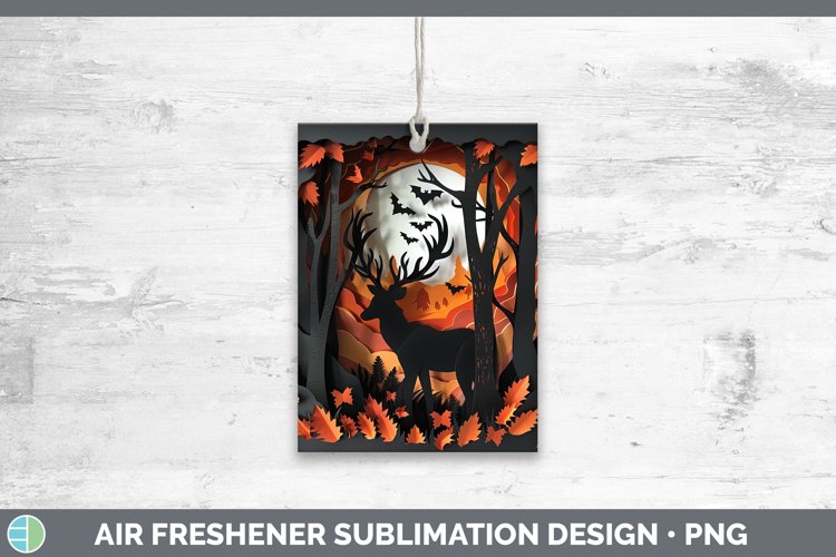 Gorgeous3D Layered Halloween Air Freshener design.