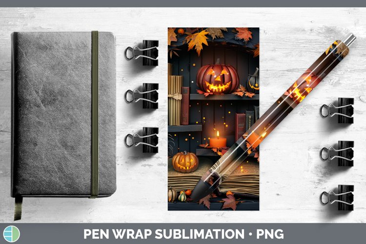 Gorgeous3D Layered Halloween Pen Wrap design.