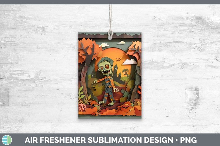 Gorgeous3D Layered Halloween Air Freshener design.