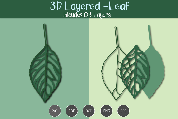 3D Layered Leaf