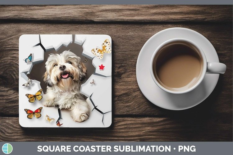 Gorgeous3D Square Coaster design.