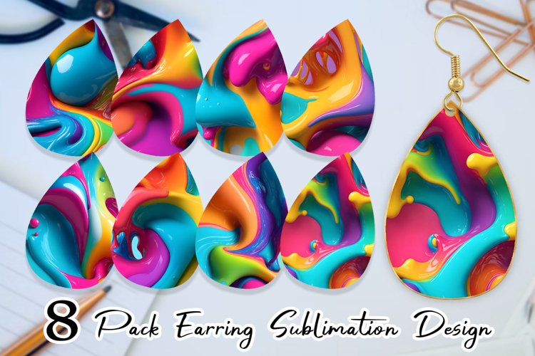 Sublimation Earring Designs Image 6