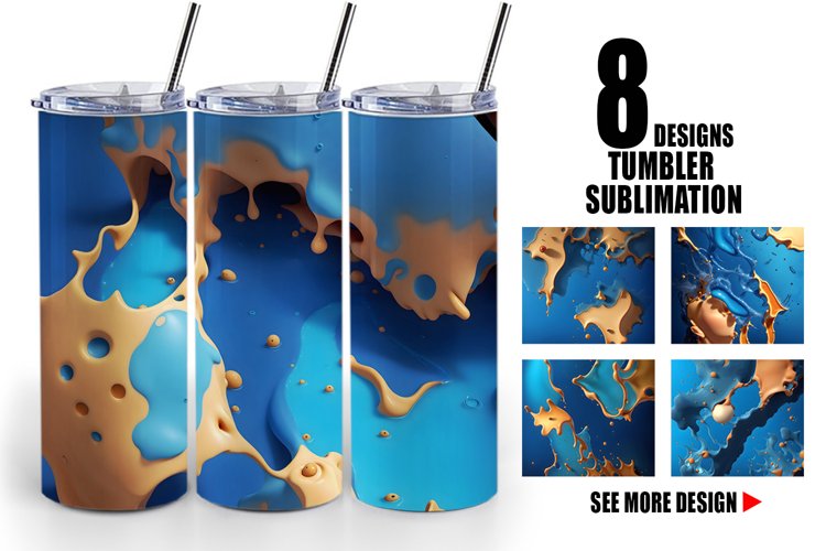 3d Liquids | Tumbler Sublimation Wrap