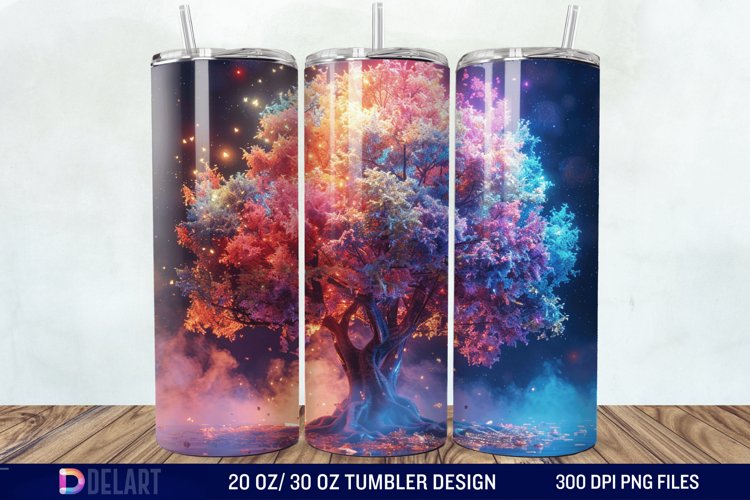 3D Magic Tree Tumbler Wrap example image 1