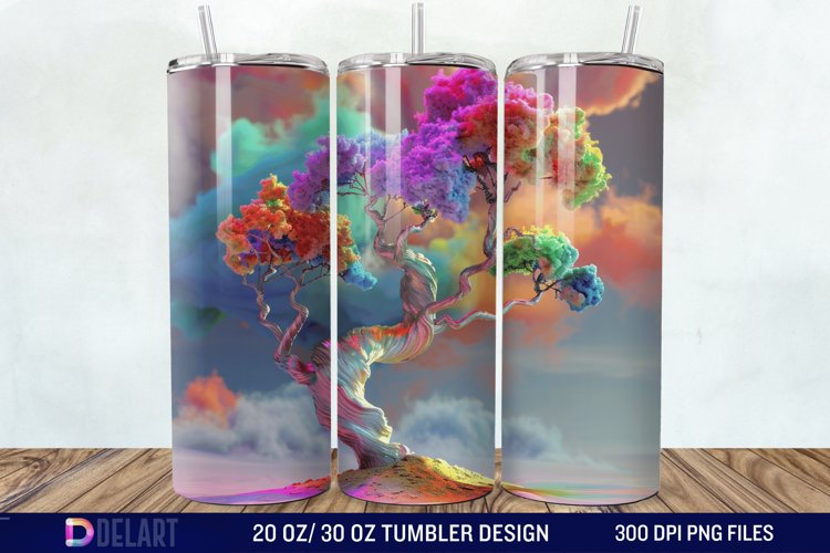3D Magic Tree Tumbler Wrap example image 1