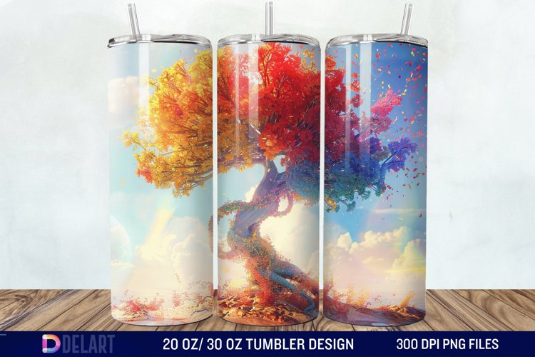 3D Magic Tree Tumbler Wrap example image 1