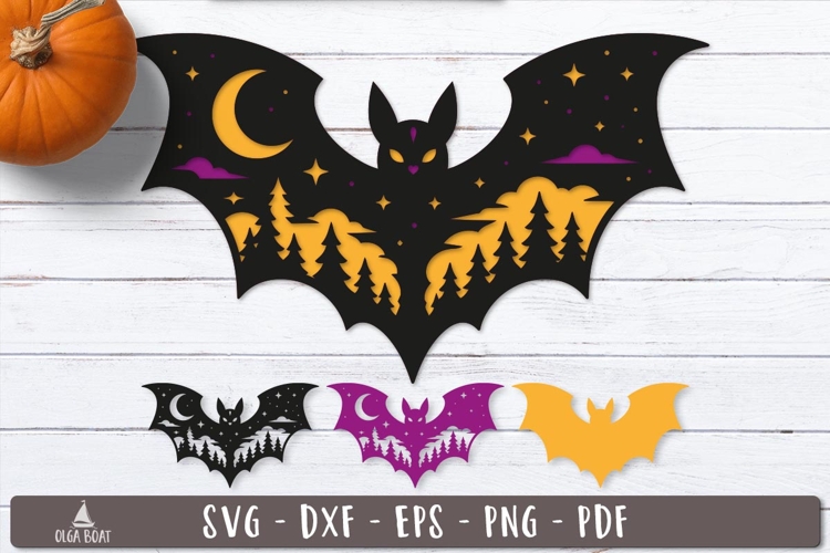Halloween Bat Silhouette Image 23