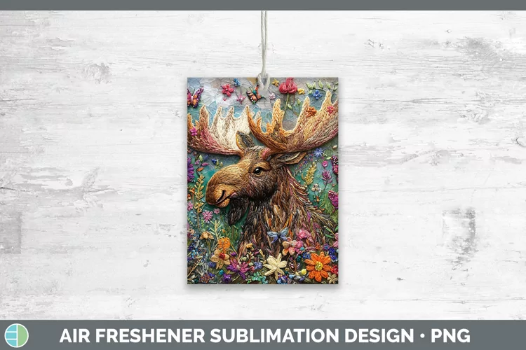 3D Moose Air Freshener Sublimation Car Freshener Designs