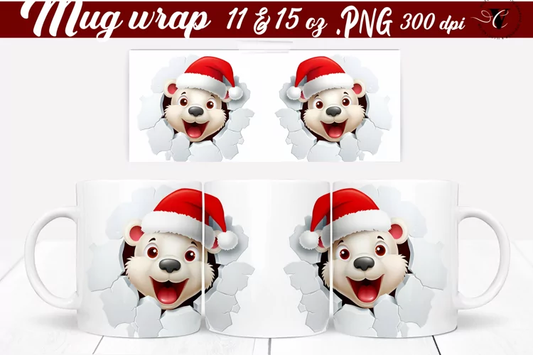 3D Mug sublimation | Funny Christmas mug