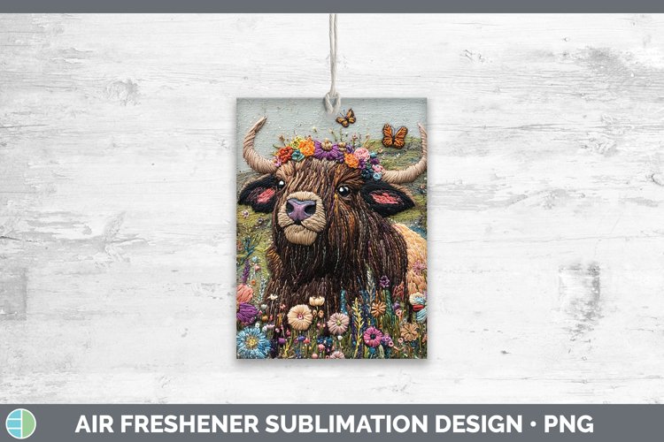 3D Musk Ox Air Freshener Sublimation Car Freshener Designs