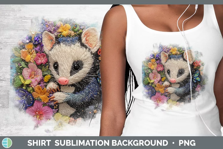 3D Opossum Shirt Sublimation Sublimation Background Designs