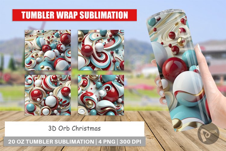 Christmas Tumbler Wrap Image 22