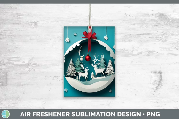 3D Ornaments Air Freshener Sublimation Car Freshener Designs
