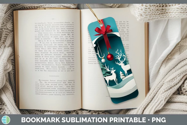 3D Ornaments Bookmark Sublimation Printable Designs