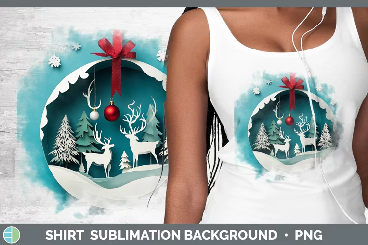 3D Ornaments Shirt Sublimation Sublimation Background Design