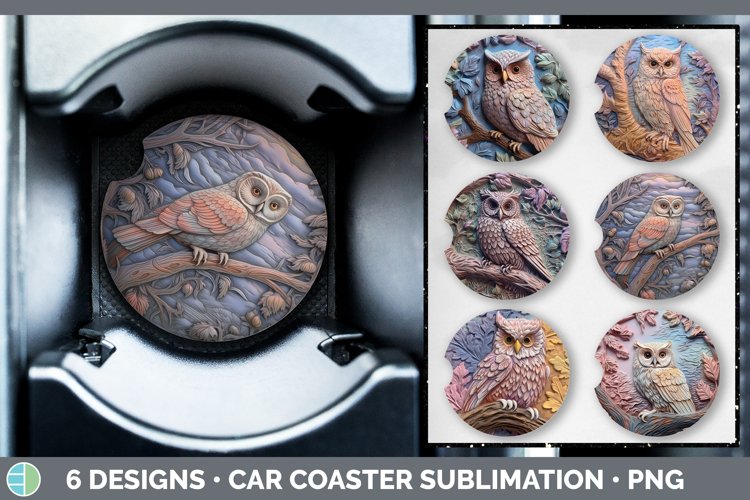 Car Coaster Sublimation Designs Image 5
