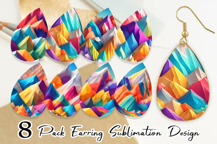 Sublimation Earring Designs Image 3