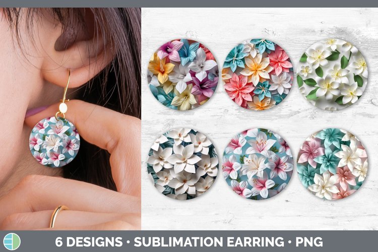 Sublimation Earring Designs Image 6