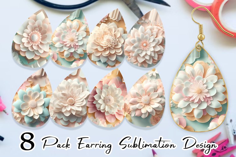 Earring Sublimation Designs Image 16