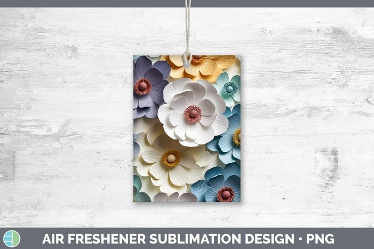 Gorgeous3D Paper Flowers Air Freshener design.