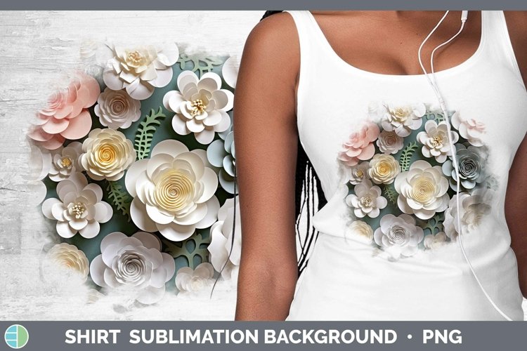Camellia Script Sublimation Tee main image 1