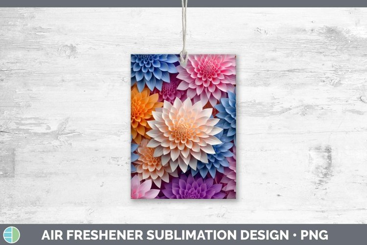 Gorgeous3D Paper Flowers Air Freshener design.