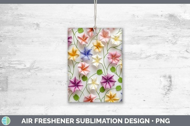 Gorgeous3D Paper Flowers Air Freshener design.
