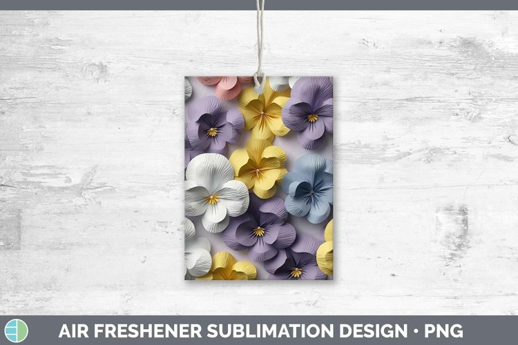 Gorgeous3D Paper Flowers Air Freshener design.