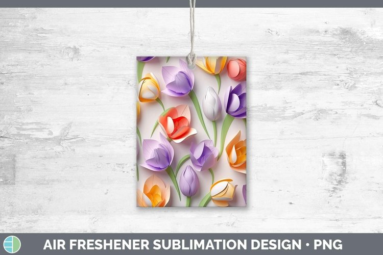 Gorgeous3D Paper Flowers Air Freshener design.