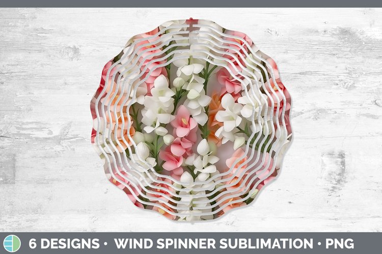 Gorgeous3D Snapdragons Wind Spinner design.