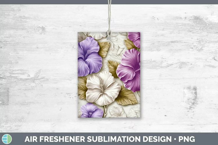 3D Petunia Air Freshener Sublimation Car Freshener Designs