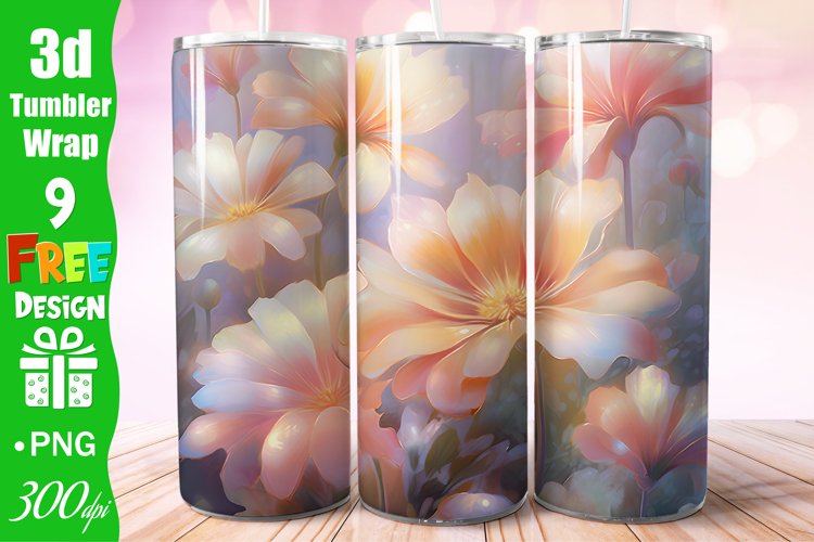20 Oz Sublimation Tumbler Wrap Image 4