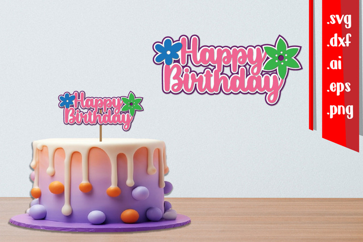 Happy Birthday Cake Clipart Image 9