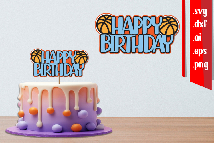 3D Birthday Layered Papercut | Birthday Cake Topper
